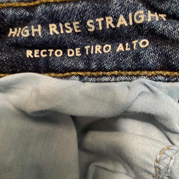 Universal thread high rise straight jeans Junior women’s size 0 25 R - Picture 16 of 16